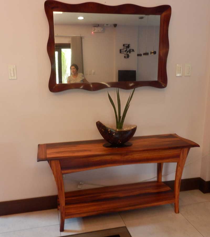 narra console table