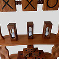 Picture of X O Stand showing the TIC TAC TOE, Shelves and Golf 1