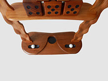 Picture of X O Stand showing the TIC TAC TOE, Shelves and Golf 1